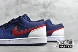 NIKE AIR JORDAN 1 LOW USA WHITE/NAVY BLUE/GYM RED CZ8454-400