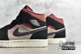 NIKE AIR JORDAN 1 MID CANYON RUST PARTICLE BEIGE/BLACK/CANYON RUST/SAIL BQ6472-202