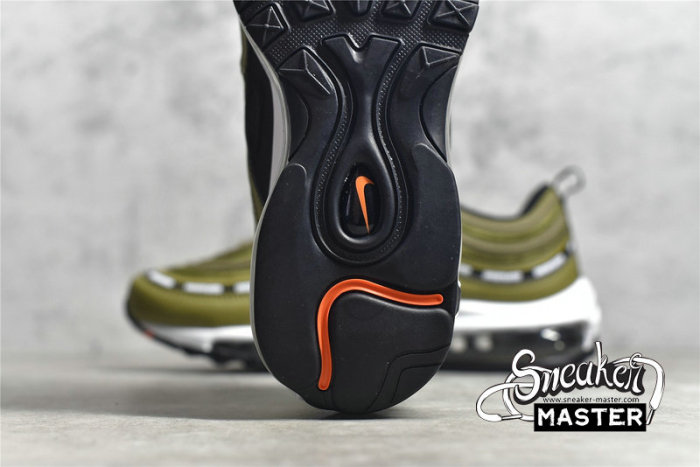 NIKE AIR MAX 97 X UNDEFEATED MILITIA GREEN/ORANGE BLAZE/WHITE/BLACK DC4830-300