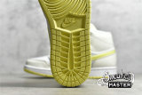 NIKE AIR JORDAN 1 MID SE SAIL/LIGHT VOLTAGE YELLOW 2/WHITE DB2822-107