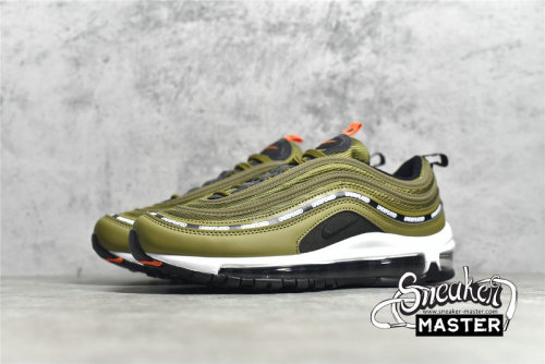 NIKE AIR MAX 97 X UNDEFEATED MILITIA GREEN/ORANGE BLAZE/WHITE/BLACK DC4830-300