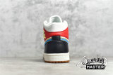 NIKE AIR JORDAN 1 MID SE LET(HER)MAN SAIL/METALLIC GOLD/GYM RED/BLACK DC1426-100