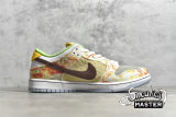 NIKE DUNK LOW PRO SB STREET HAWKER X JASON DENG COPPER/LIGHT SILVER/PUEBLO BROWN CV1628-800