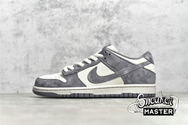 NIKE SB ZOOM DUNK LOW PRO GREY MONTH/WHITE/WHITE 854866-002