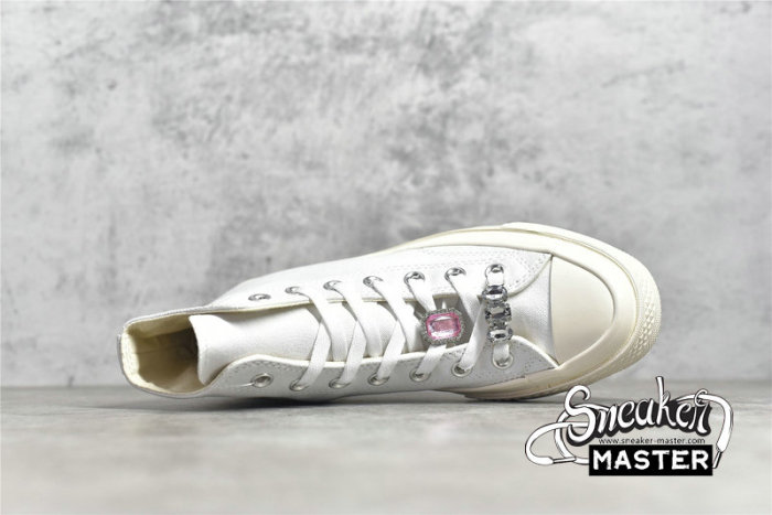CONVERSE CHUCK TAYLOR ALL STAR 70S HIGH WHITE/WHITE/PINK 170621C
