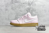 NIKE AIR JORDAN 1 LOW ARCTIC PINK/WHITE/GUM LIGHT BROWN DC0774-601
