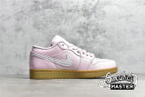 NIKE AIR JORDAN 1 LOW ARCTIC PINK/WHITE/GUM LIGHT BROWN DC0774-601
