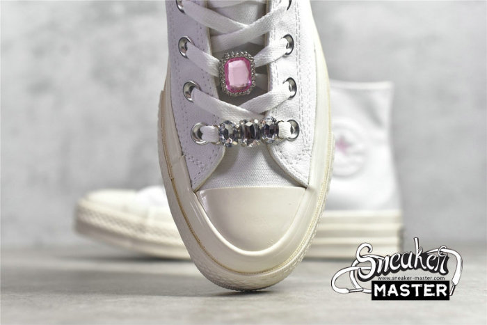 CONVERSE CHUCK TAYLOR ALL STAR 70S HIGH WHITE/WHITE/PINK 170621C