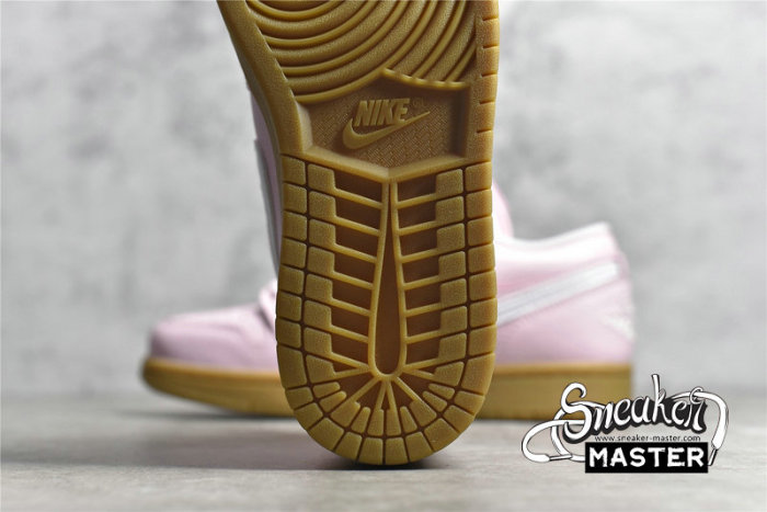 NIKE AIR JORDAN 1 LOW ARCTIC PINK/WHITE/GUM LIGHT BROWN DC0774-601