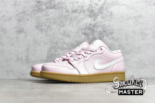 NIKE AIR JORDAN 1 LOW ARCTIC PINK/WHITE/GUM LIGHT BROWN DC0774-601