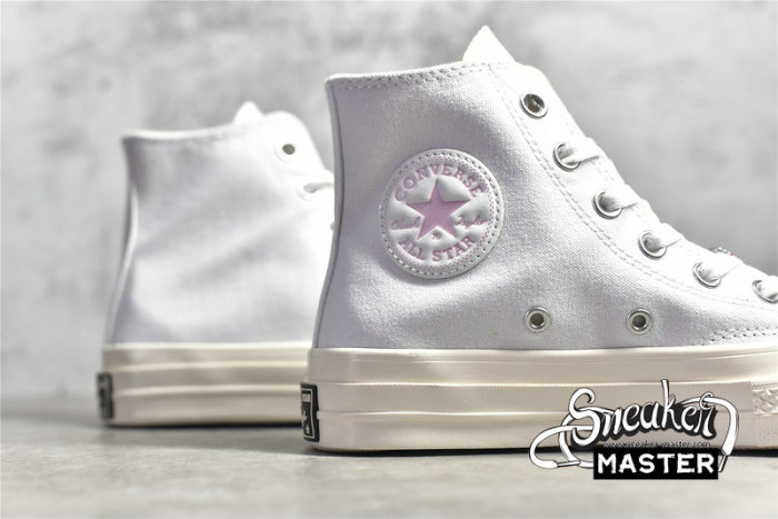 CONVERSE CHUCK TAYLOR ALL STAR 70S HIGH WHITE/WHITE/PINK 170621C