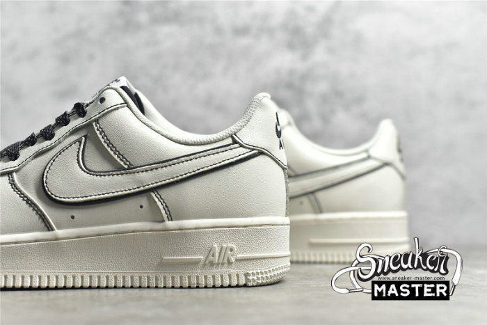 NIKE AIR FORCE 1 LOW 07 BEIGE/BEIGE/BLACK 315122-808