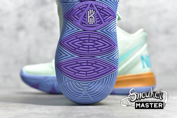 NIKE SPONGEBOB SQUAREPANTS X KYRIE 5 EP SQUIDWARD FROSTED SPRUCE/ALUMINUM CJ6950-300