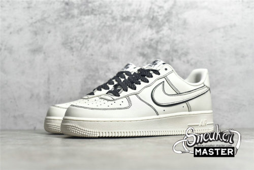 NIKE AIR FORCE 1 LOW 07 BEIGE/BEIGE/BLACK 315122-808