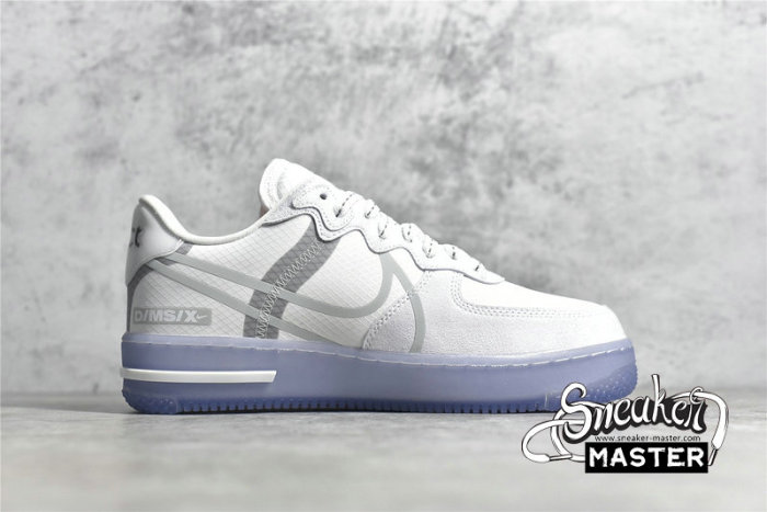NIKE AIR FORCE 1 REACT QS WHITE/LIGHT BONE/SAIL/RUSH CORAL CQ8879-100