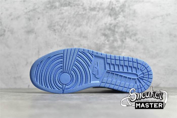 NIKE AIR JORDAN 1 MID WHITE/UNIVERSITY BLUE/BLACK BQ6472-102