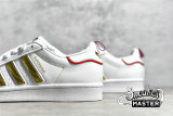 ADIDAS SUPERSTAR SHOES CLOUD WHITE/GOLD/RED GX7914