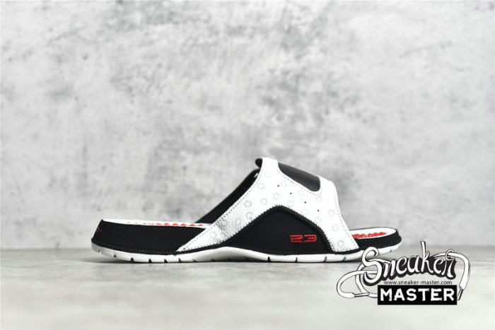 NIKE AIR JORDAN HYDRO 13 RETRO SLIDE WHITE/TRUE RED-BLACK 684915-106
