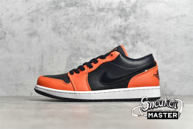 NIKE AIR JORDAN 1 LOW SE BLACK/TURF ORANGE/WHITE CK3022-008