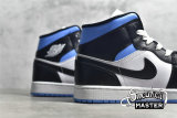 NIKE AIR JORDAN 1 MID WHITE/UNIVERSITY BLUE/BLACK BQ6472-102