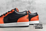 NIKE AIR JORDAN 1 LOW SE BLACK/TURF ORANGE/WHITE CK3022-008