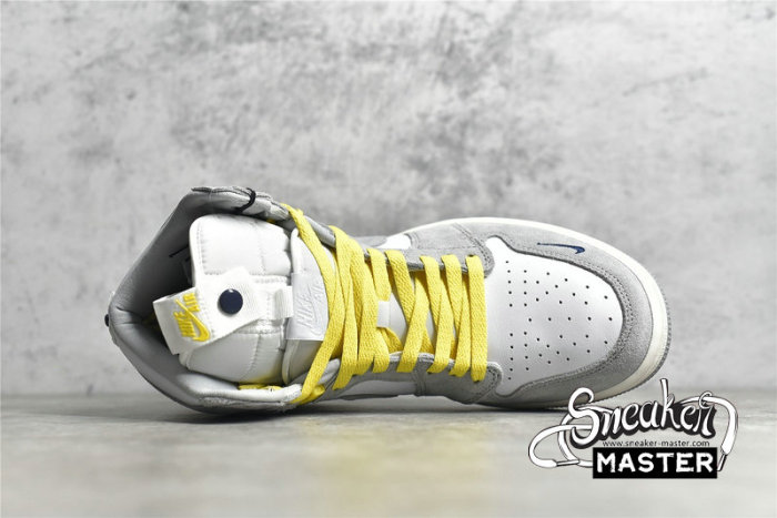 NIKE AIR JORDAN 1 HIGH SWITCH WHITE/LIGHT SMOKE GREY/SAIL/TOUR YELLOW CW6576-100
