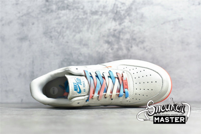 NIKE AIR FORCE 1 LOW 07 SU19 RICE WHITE/ORANGE/BLUE CT1989-103