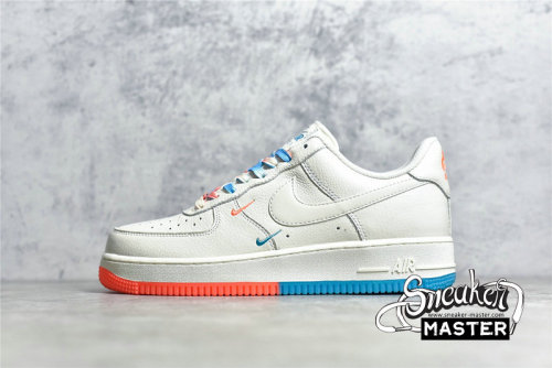 NIKE AIR FORCE 1 LOW 07 SU19 RICE WHITE/ORANGE/BLUE CT1989-103