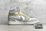 NIKE AIR JORDAN 1 HIGH SWITCH WHITE/LIGHT SMOKE GREY/SAIL/TOUR YELLOW CW6576-100
