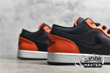 NIKE AIR JORDAN 1 LOW SE BLACK/TURF ORANGE/WHITE CK3022-008