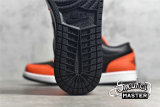 NIKE AIR JORDAN 1 LOW SE BLACK/TURF ORANGE/WHITE CK3022-008