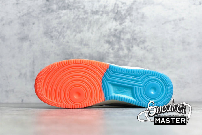 NIKE AIR FORCE 1 LOW 07 SU19 RICE WHITE/ORANGE/BLUE CT1989-103
