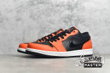 NIKE AIR JORDAN 1 LOW SE BLACK/TURF ORANGE/WHITE CK3022-008