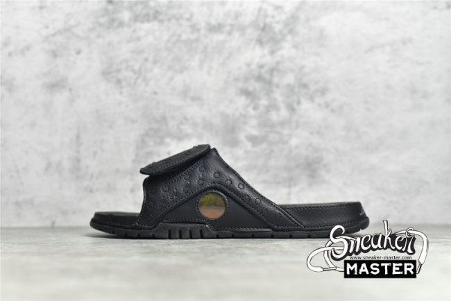 NIKE AIR JORDAN HYDRO 13 SLIDE BLACK CAT BLACK/BLACK/BLACK 684915-011