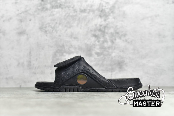 NIKE AIR JORDAN HYDRO 13 SLIDE BLACK CAT BLACK/BLACK/BLACK 684915-011