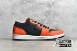 NIKE AIR JORDAN 1 LOW SE BLACK/TURF ORANGE/WHITE CK3022-008