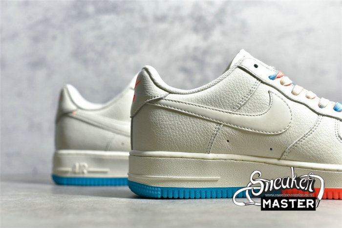 NIKE AIR FORCE 1 LOW 07 SU19 RICE WHITE/ORANGE/BLUE CT1989-103