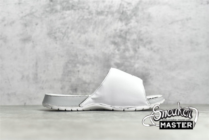 NIKE AIR JORDAN HYDRO 5 SLIDE WHITE/RED-SILVER 555501-112