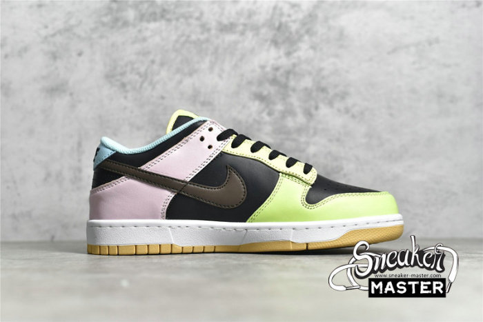 NIKE SB DUNK LOW SE FREE.99 BLACK/DARK CHOCOLATE/COPA/PINK FOAM DH0952-001