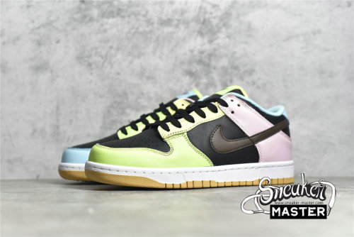 NIKE SB DUNK LOW SE FREE.99 BLACK/DARK CHOCOLATE/COPA/PINK FOAM DH0952-001