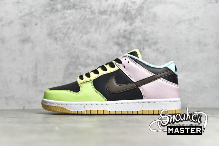 NIKE SB DUNK LOW SE FREE.99 BLACK/DARK CHOCOLATE/COPA/PINK FOAM DH0952-001
