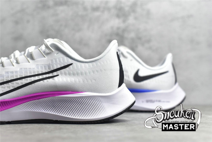 NIKE AIR ZOOM PEGASUS 37 WHITE/HYPER VIOLET/SPRUCE AURA/FLASH CRIMSON BQ9646-103