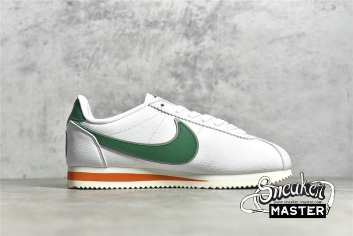 NIKE CLASSIC CORTEZ X STRANGER THINGS HAWKINS HIGH SCHOOL WHITE/GREEN CJ6106-100