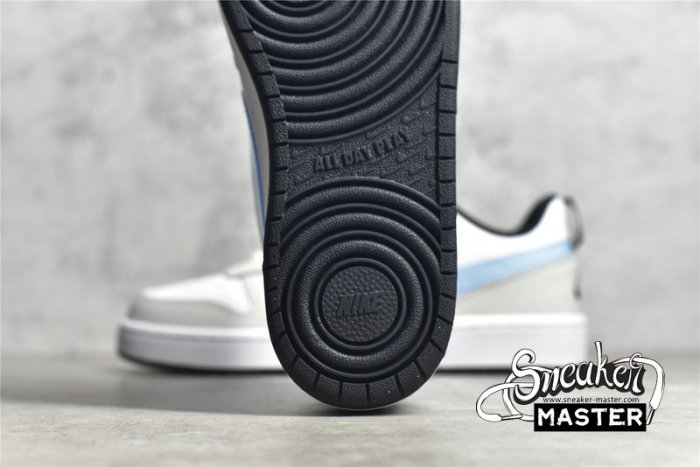 NIKE COURT BOROUGH LOW 2 SE GS WHITE/LIGHT BLUE/BLACK CW1624-100