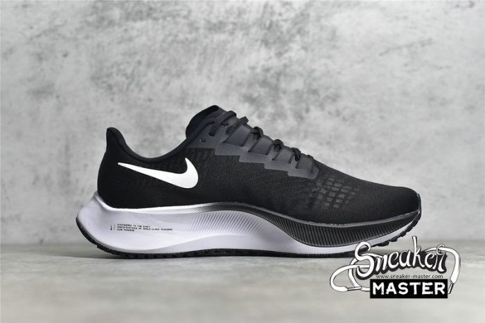 NIKE AIR ZOOM PEGASUS 37 BLACK/BLACK/WHITE BQ9646-002