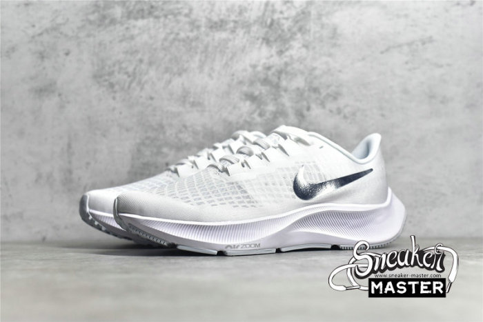 NIKE AIR ZOOM PEGASUS 37 WHITE/BLACK-PURE PLATINUM CJ0677-100