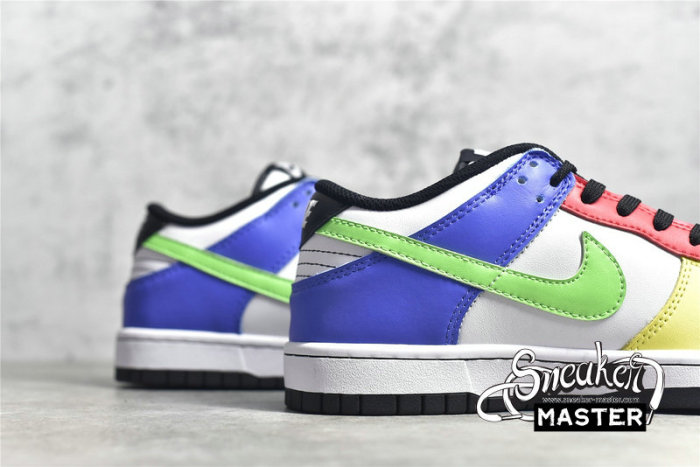 NIKE SB DUNK LOW GREEN STRIKE/EMBER GLOW/VINTAGE YELLOW/SAPPHIRE DD1503-106