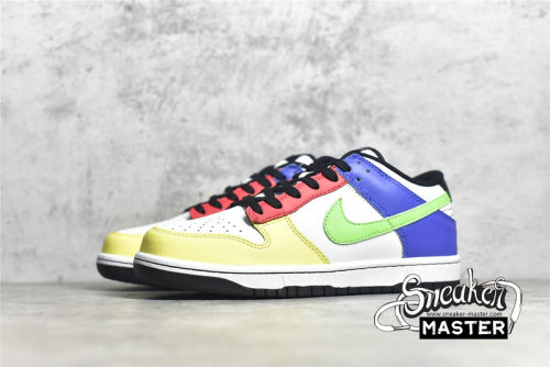 NIKE SB DUNK LOW GREEN STRIKE/EMBER GLOW/VINTAGE YELLOW/SAPPHIRE DD1503-106