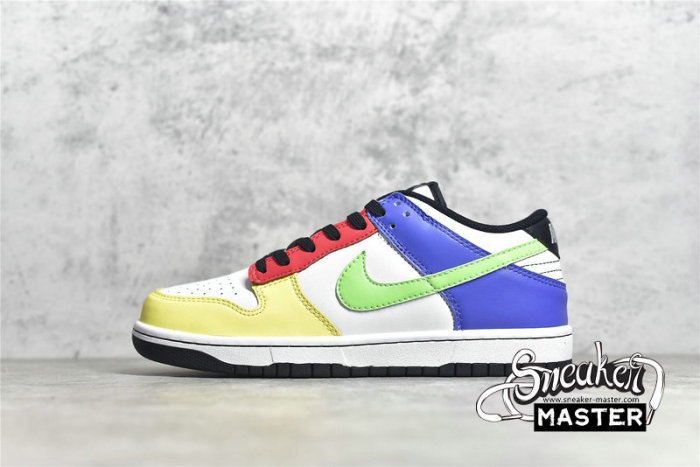 NIKE SB DUNK LOW GREEN STRIKE/EMBER GLOW/VINTAGE YELLOW/SAPPHIRE DD1503-106