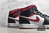 NIKE AIR JORDAN 1 MID WHITE/GYM RED/BLACK 554724-122